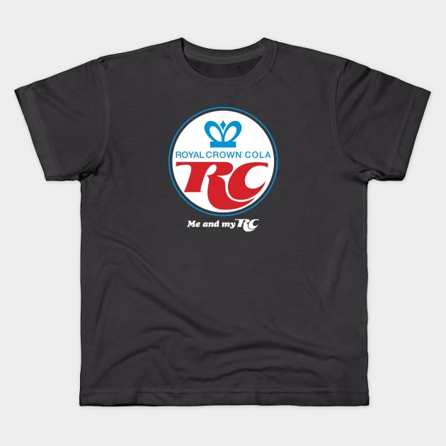 Royal Crown Cola - RC Cola Kids T-Shirt by Chewbaccadoll